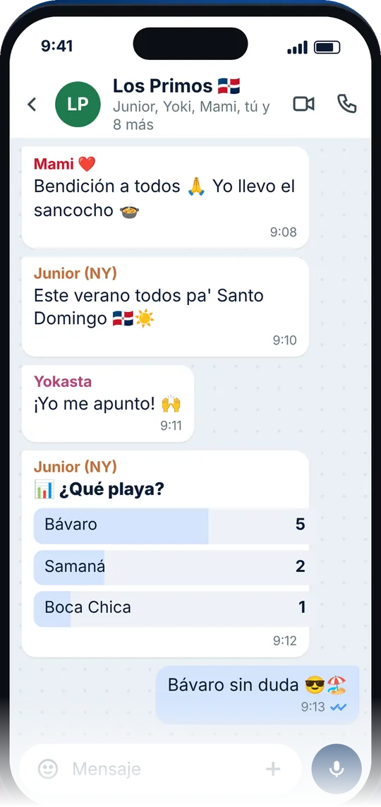 Grupo Los Primos con una encuesta sobre qué playa visitar